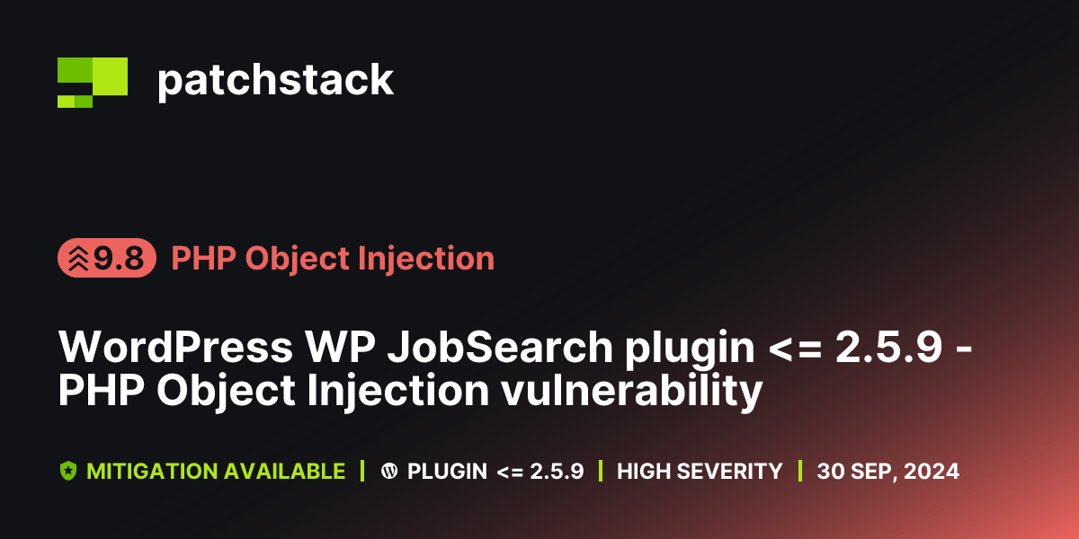 WordPress WP JobSearch plugin